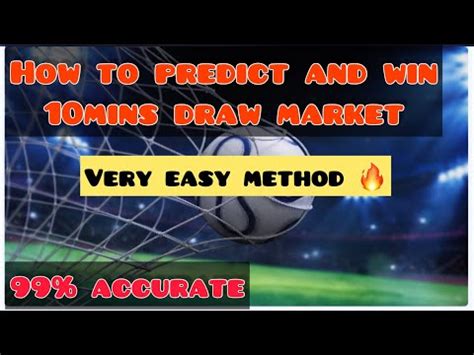 first 10 minutes draw sportybet|How to predict and win 10 minutes draw on sportybet .